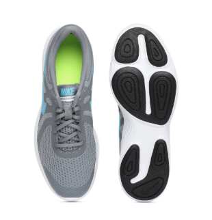 Nike Boys Grey REVOLUTION 4 Running Shoes